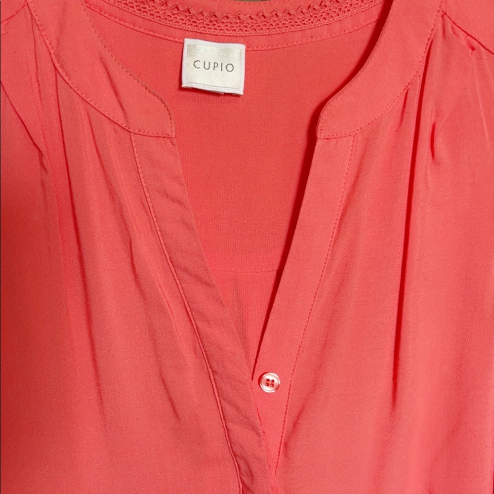 MIDI dress, coral, size small, light weight, very cute!